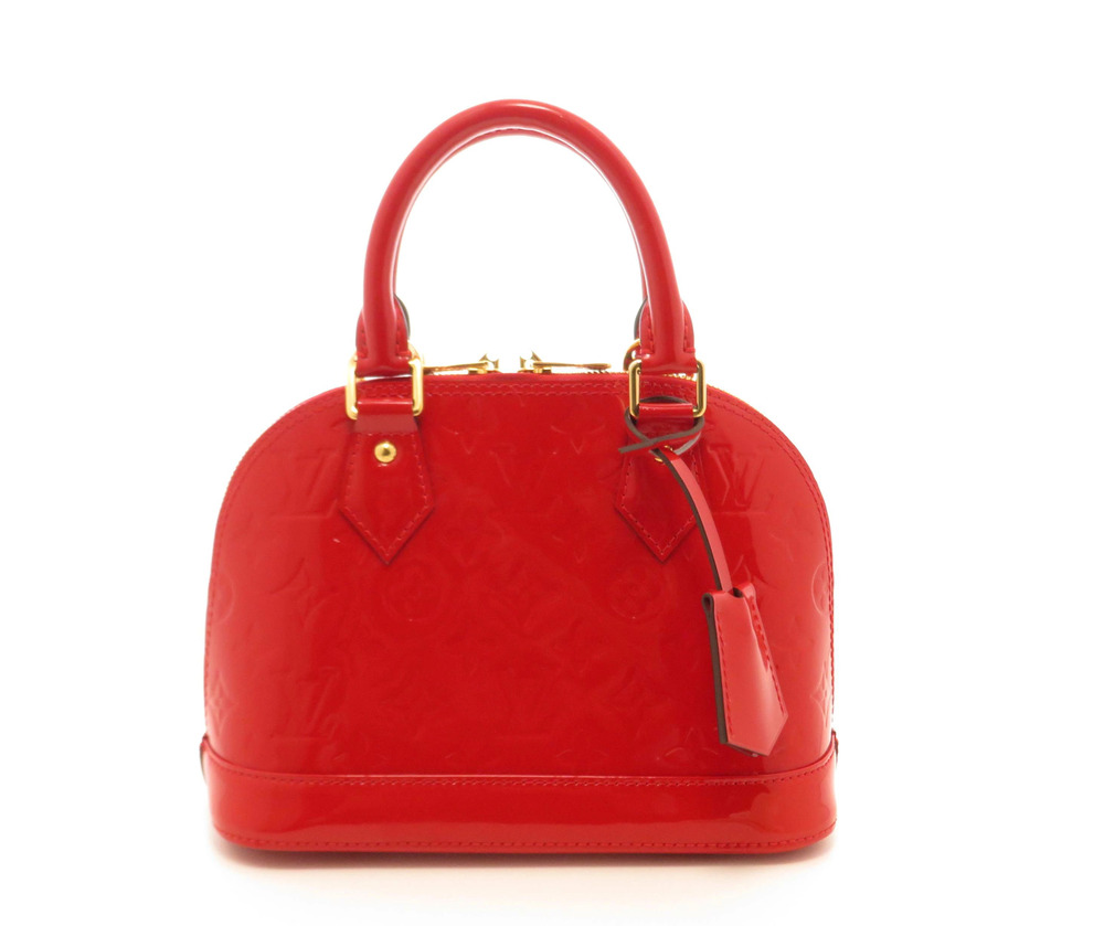 LOUIS VUITTON Vernis Alma Cerise Red